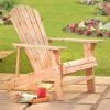 Wooden Adirondack Chair -GardenJoy Sales Store D8637 IS 3