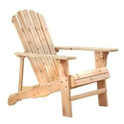 Wooden Adirondack Chair -GardenJoy Sales Store D8637 DCA9B1AE F33D 4215 E407E7122031E028