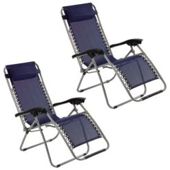 Garden Gear Zero Gravity Chair - Navy -GardenJoy Sales Store G0883 2