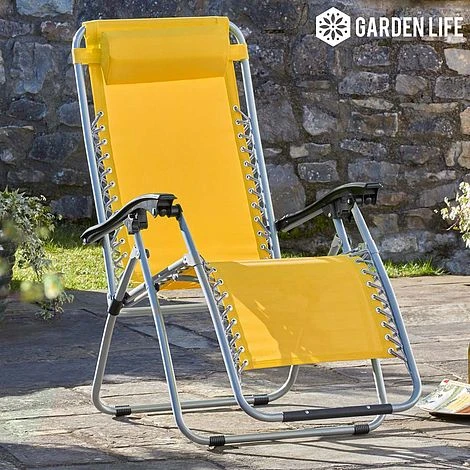 Garden Gear Zero Gravity Chair - Sunburst 3 Garden Gear Zero Gravity Chair - Sunburst