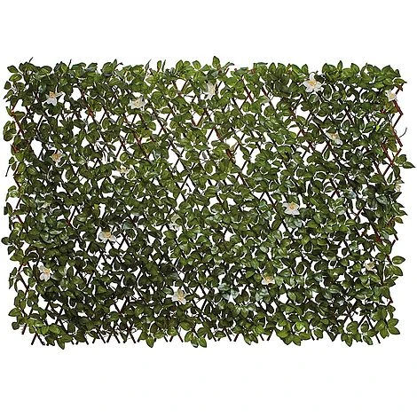 White Flower Hedge Trellis -1x2m 6 White Flower Hedge Trellis -1x2m - Image 4