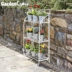 Three-tier Highbury Folding Metal Plant Stand -GardenJoy Sales Store G2663 1