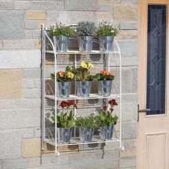 Three-tier Highbury Folding Metal Plant Stand -GardenJoy Sales Store G2663 4