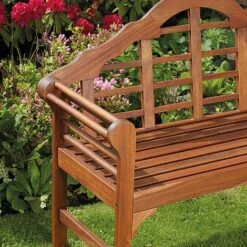 Garden Gear Acacia Lutyens Bench 9 Garden Gear Acacia Lutyens Bench -GardenJoy Sales Store G2860 2