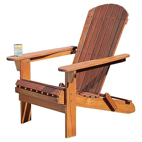 Garden Life Acacia Hardwood Folding Adirondack Chair 5 Garden Life Acacia Hardwood Folding Adirondack Chair - Image 3