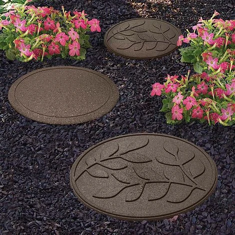 Reversible Eco-Friendly Stepping Stone Leaves - Single Unit 3 Reversible Eco-Friendly Stepping Stone Leaves - Single Unit - Image 2