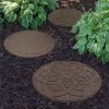 Reversible Eco-Friendly Stepping Stone Scroll - Single Unit -GardenJoy Sales Store G3009 G3010 1