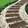 Eco-Friendly Stepping Stone Rail Road Sleepers - Single Unit 2 Eco-Friendly Stepping Stone Rail Road Sleepers - Single Unit -GardenJoy Sales Store G3011 1