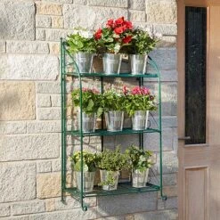 Three-tier Highbury Folding Metal Plant Stand -GardenJoy Sales Store G3438 6