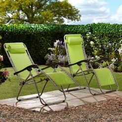 Garden Gear Zero Gravity Chair - Apple Green -GardenJoy Sales Store G3728 LS3