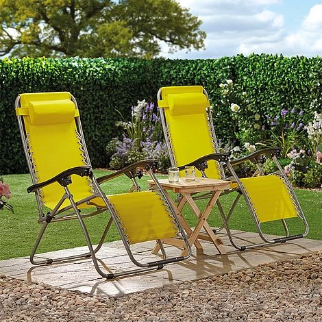 Garden Gear Zero Gravity Chair - Sunburst 7 Garden Gear Zero Gravity Chair - Sunburst - Image 5