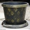 Patio Pot Black And Gold -GardenJoy Sales Store PATI V56706 A